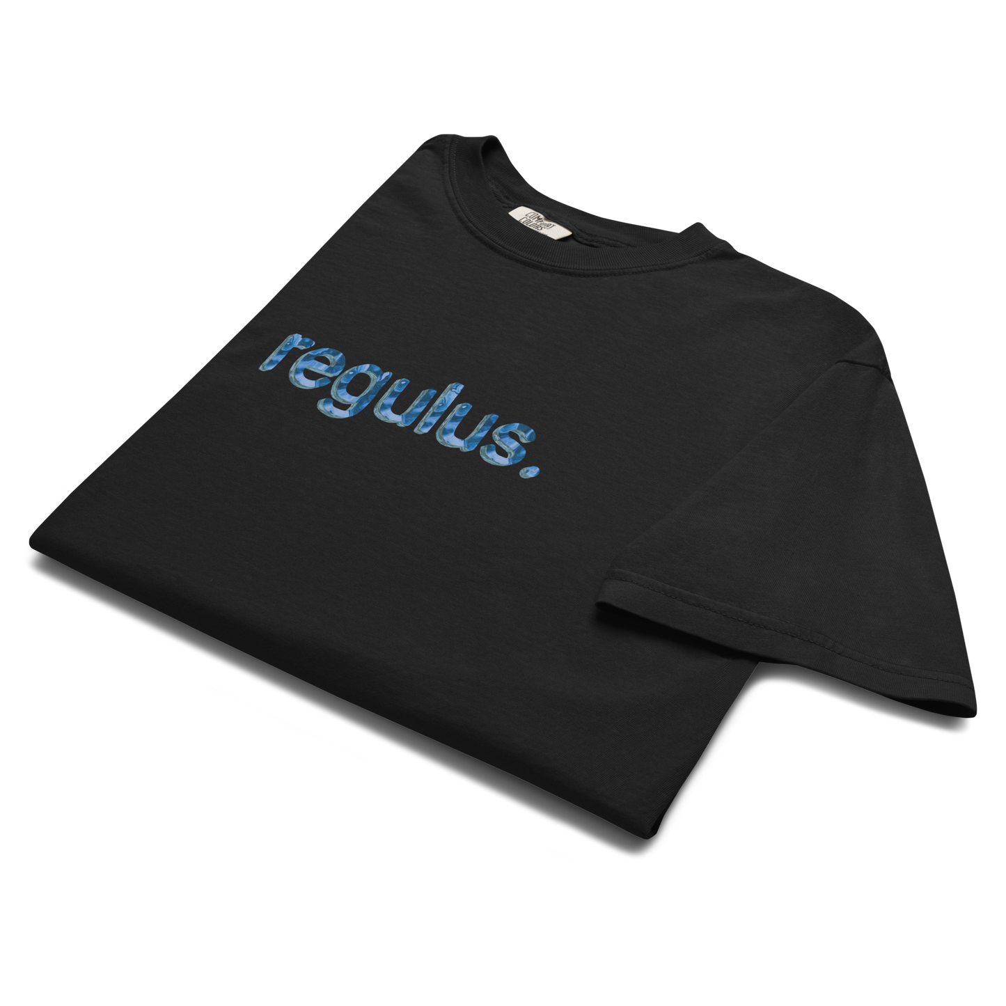 regulus. 3d font (marble blue) t-shirt