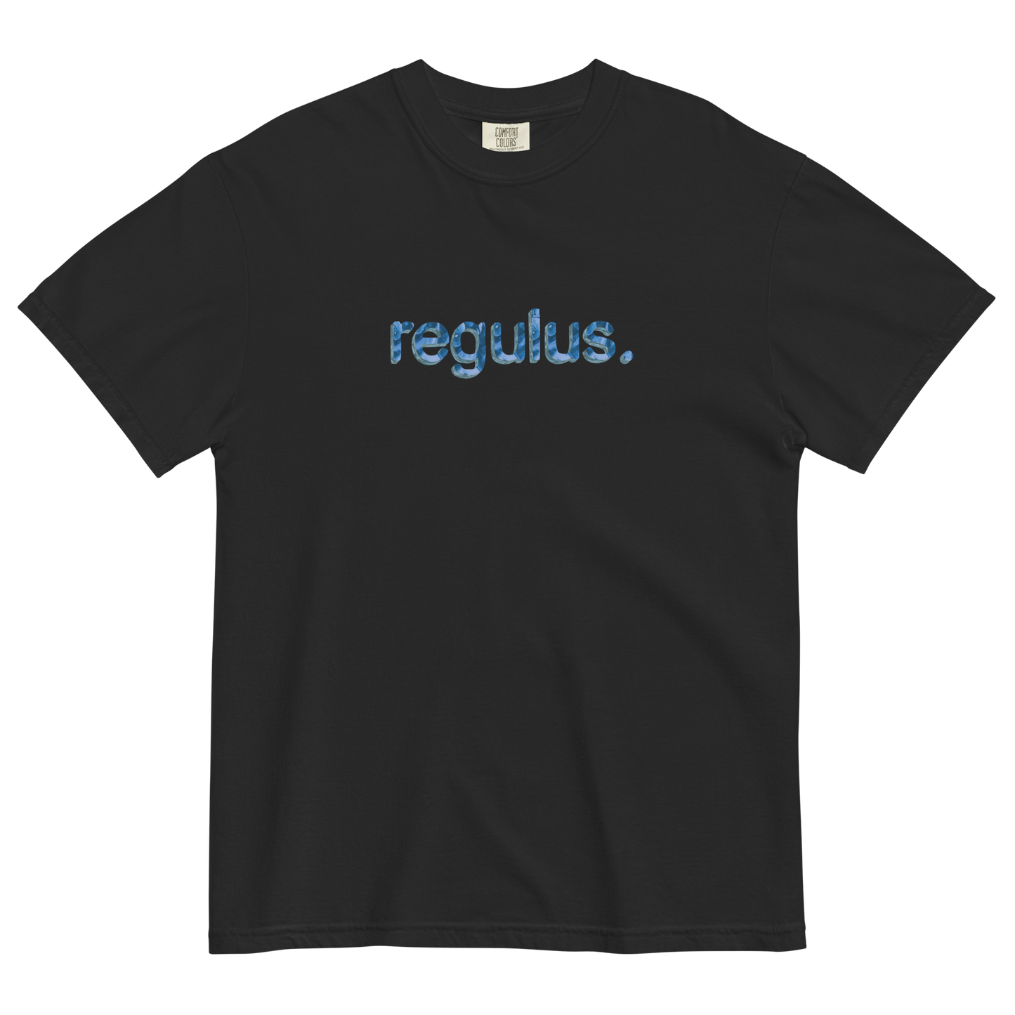 regulus. 3d font (marble blue) t-shirt