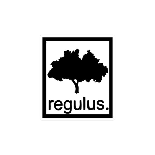 regulus. tree logo vinyl sticker
