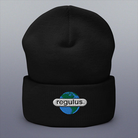 regulus. world wide beanie (black)
