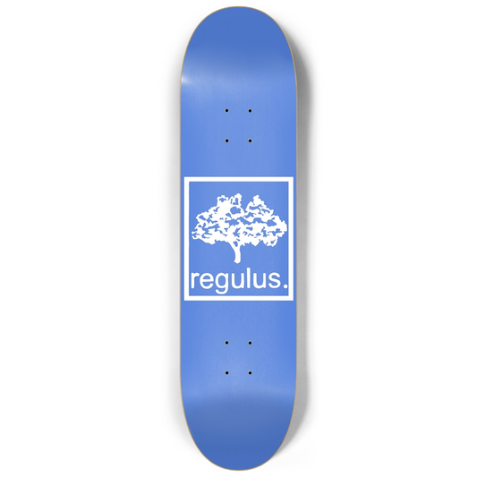 regulus. blue tree logo deck 8.25