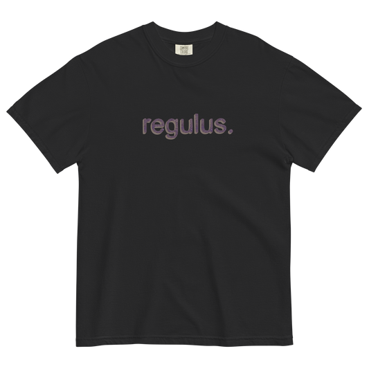 regulus. 3d font (red rocks) t-shirt